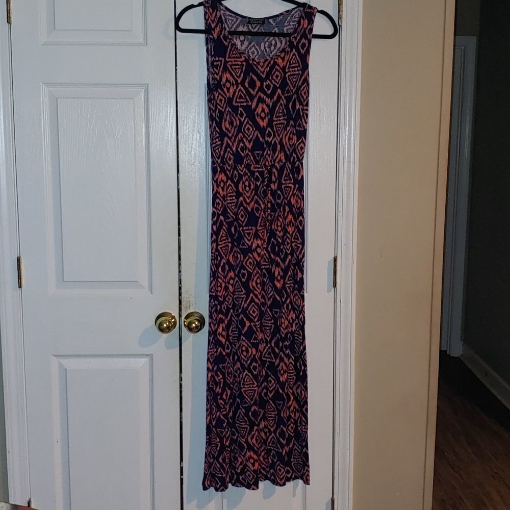 Papermoon for Stitch Fix tribal print maxi dress Sz S